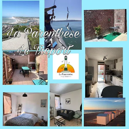 La Parenthese - Maison Treportaise Avec Cour Fermee Le Treport